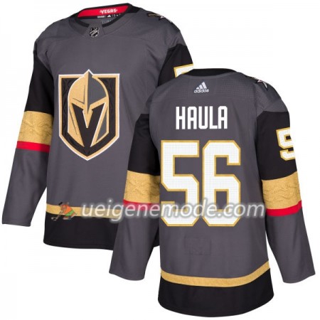 Herren Eishockey Vegas Golden Knights Trikot Erik Haula 56 Adidas 2017-2018 Grau Authentic